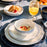 Juliska Sitio Stripe Dinner Plate - Delft Blue
