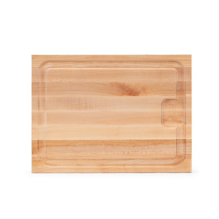 John Boos Maple 20" x 15" x 1.5"  AuJus Cutting Board with Sloped Juice Groove, Reversible, 1-1/2" Thick
