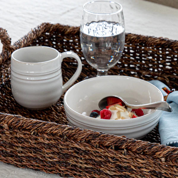 Juliska Bilbao Coffee Tea Mug - Whitewash