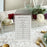 BT Shalom Corrugated Lucite Simanim Card with Stand
