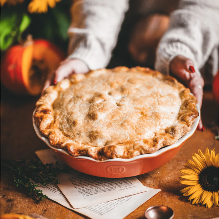 Emile Henry Limited Edition Pumpkin Pie Dish, 9"