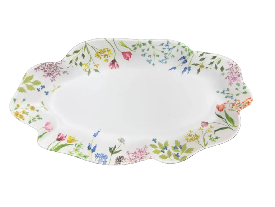 Merritt International Melamine Serving Pieces - Wildflower