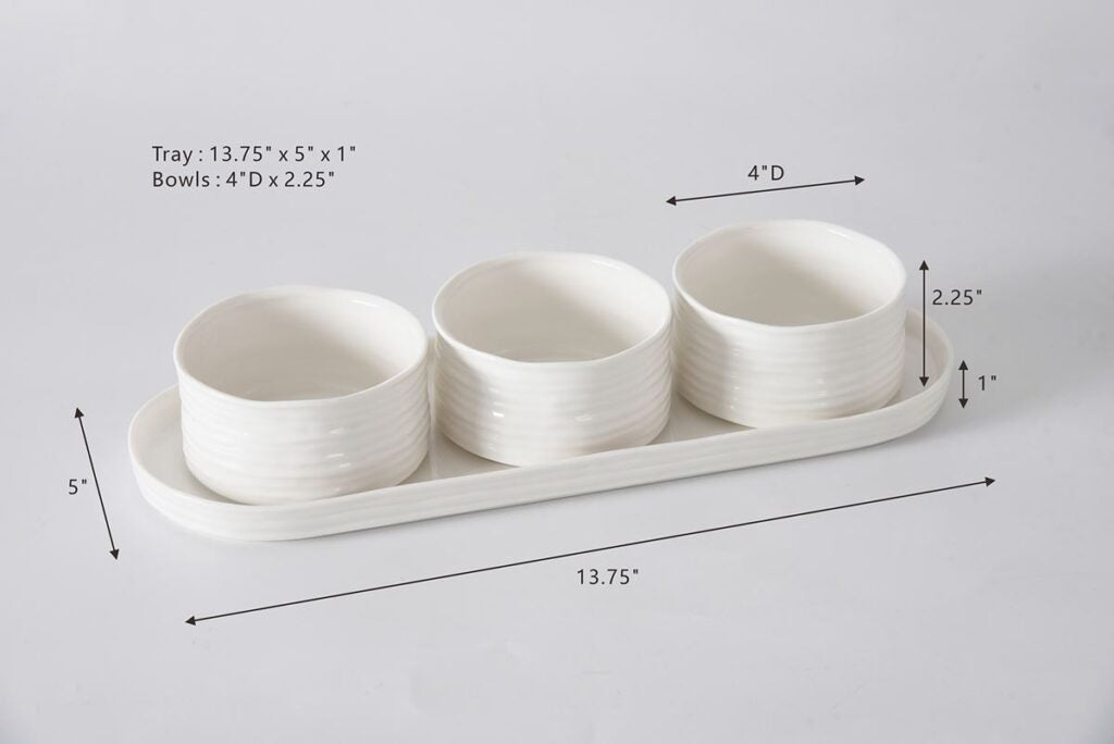 Pampa Bay Le Blanc Entertaining Set - 4pc