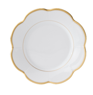 Royal Limoges Margaux Gold Nymphea Plates