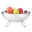 Classic Touch Stainless Salad Bowl with Ball Legs