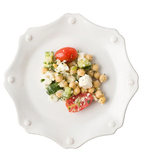 Juliska Berry & Thread Whitewash Scalloped Dessert/Salad Plate