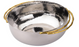 Classic Touch MIB11 Hammered Stainless Steel Salad Bowl, Large