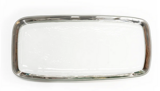 Annieglass Roman Antique Rectangular Tray