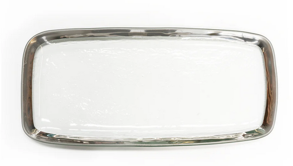 Annieglass Roman Antique Rectangular Tray