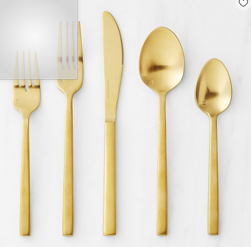 Fortessa Arezzo Brushed Gold 20 piece set