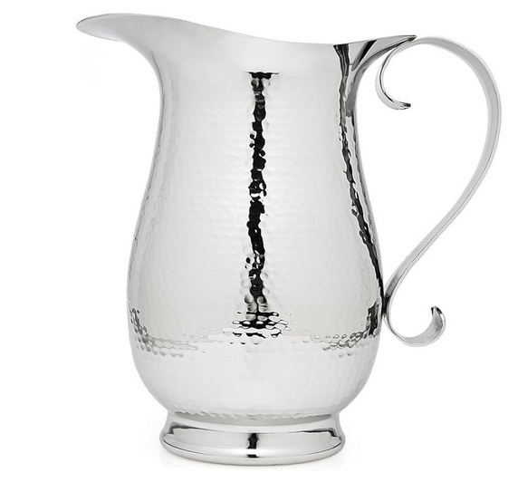 Godinger Hammered Pitcher, Silver