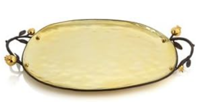 Michael Aram Pomegranate Glass Tray