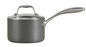 Tramontina Hard Anodized Non Stick Small Sauce Pan with Glass Lid, Oven Safe