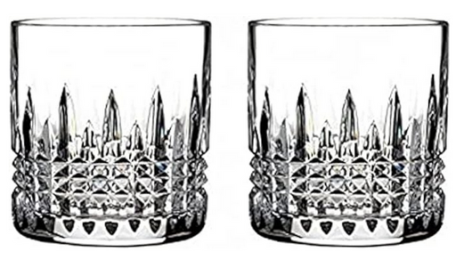 Waterford Connoisseur Lismore Diamond Straight Tumbler Set of 2