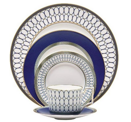 Wedgwood 5 Piece Bone China Place Setting, Renaissance