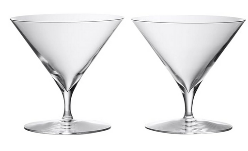 Waterford Elegance Martini Glass, Set of 2,10Fl oz