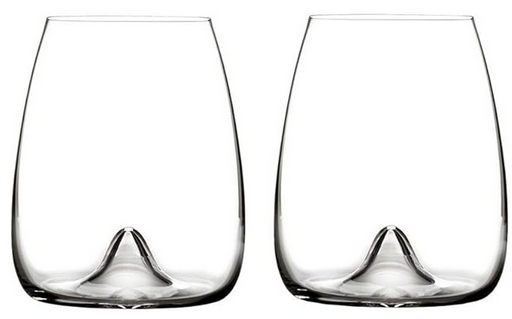 Waterford Elegance Stemless Wine Glass, Pair