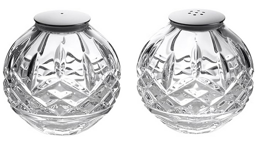Waterford Lismore Sphere Salt & Pepper Set, 2.7in, Clear