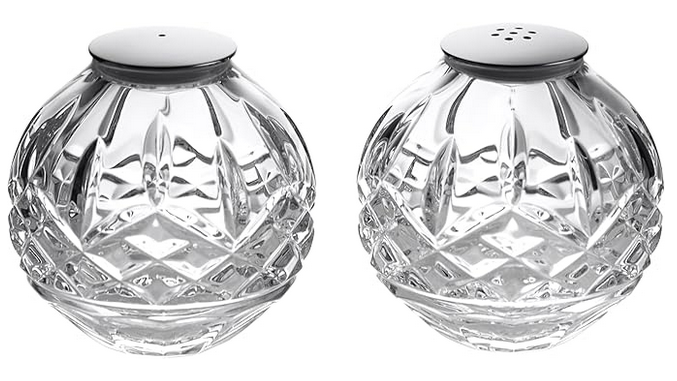 Waterford Lismore Sphere Salt & Pepper Set, 2.7in, Clear