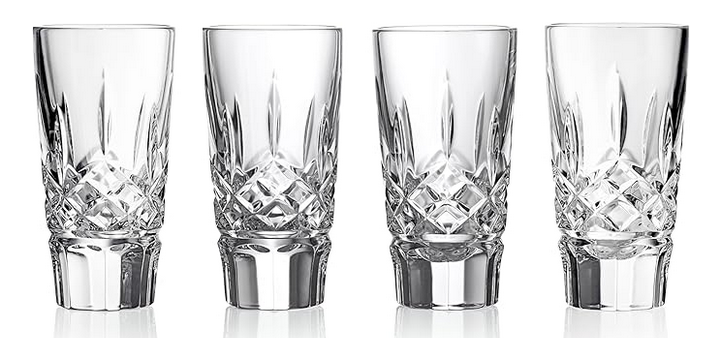 Waterford Lismore Shot Glass, Set of 4, 1.5oz, Clear