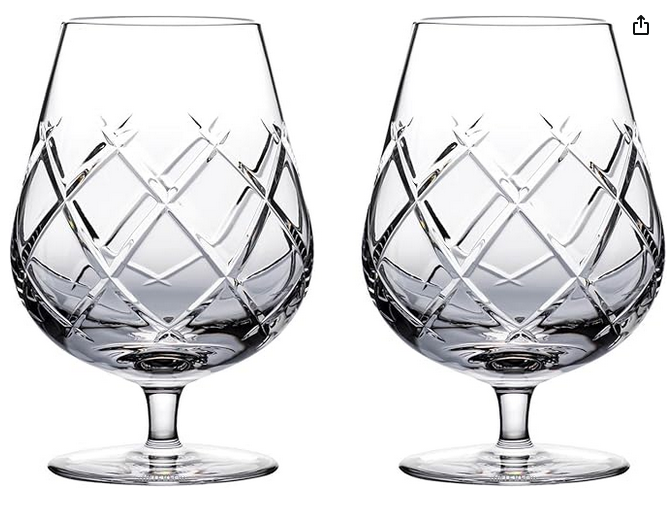 Waterford Connoisseur Olann Set of 2 Brandy Balloon, 17 oz, Clear