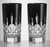 Waterford Lismore Black Crystal Hiball, set of 2