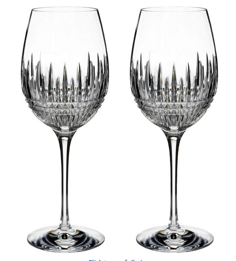 Waterford Lismore Diamond Essence Goblet, Set of 2