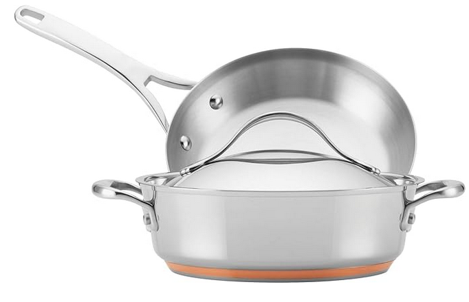 Anolon Nouvelle Stainless 3-Piece Set