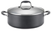 Anolon Advanced Hard Anodized Nonstick Stock Pot with Lid, 7.5 Qt,Gray