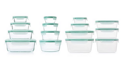 OXO Good Grips 30 Piece Smart Seal Glass & Plastic Container Set