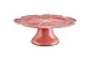 Bordallo Pinheiro Cabbage Pink Cake Stand 12"