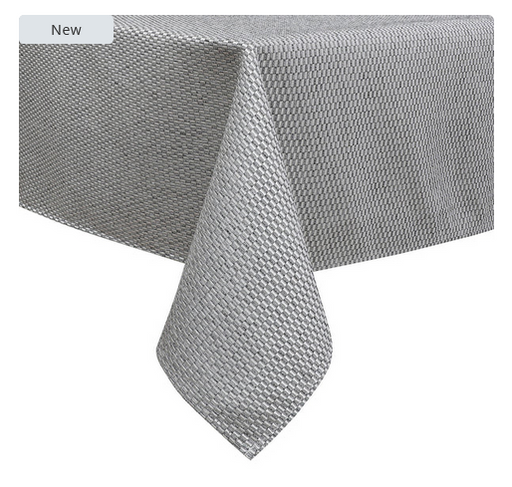 Majestic Giftware Jacquard Softy Grey Tablecloth