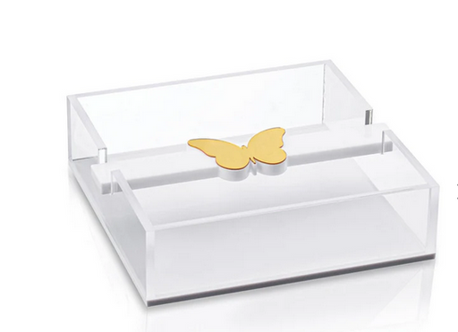 Waterdale Collection Butterfly Gold Butterfly Napkin Holder