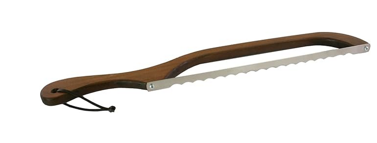 Out of the Woods of Oregon Bread and Bagel Slicer Bow Saw Bread Knife for Home Made Bread - Choose from RIGHT HANDED OR LEFT HANDED