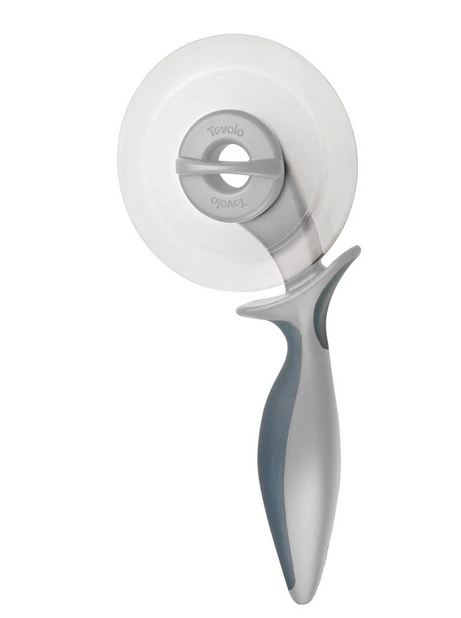 Tovolo 2 in 1 Pizza Wheel, Charcoal/Oyster