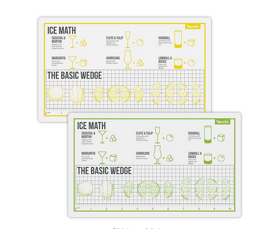Tovolo Ice Math Cutting Mats - Set of 2