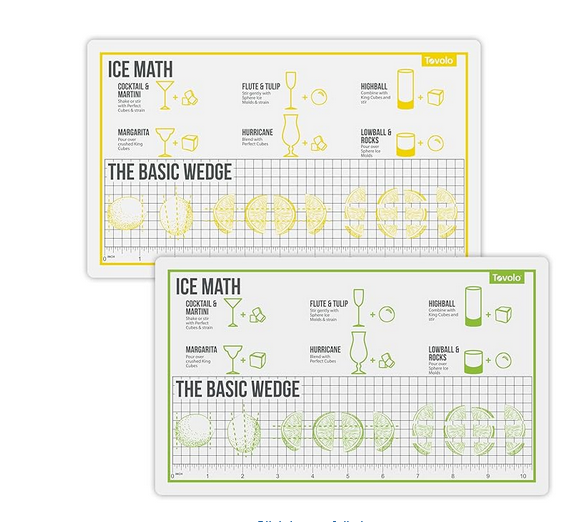 Tovolo Ice Math Cutting Mats - Set of 2