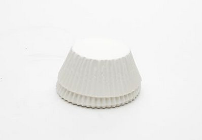 Fox Run White Bake Cups, Standard, 50 Cups