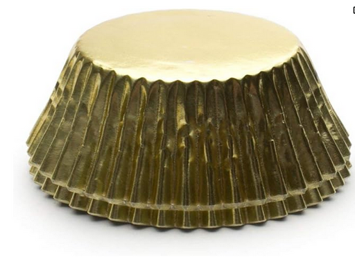 Fox Run Foil Muffin and Cupcake Liners, Set of 32 Standard Size Wrappers