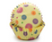 Fox Run Springtime Disposable Bake Cups, 3 x 3 x 1.25 inches, Yellow