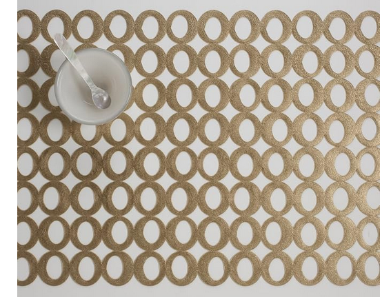 Chilewich Modd Placemat 0406-MODD-BRAS , Brass