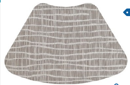 Merritt Waverly Wedge 19x13" Rectangular Placemat