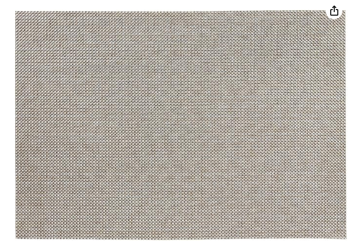 HARMON PLACEMAT RIO VINYL METALLIC