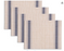 Kaf/Home Set of 4 Blue placemat
