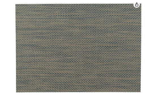 Pacific Merchants 17 by 12-Inch Placemat, Aluminum SM