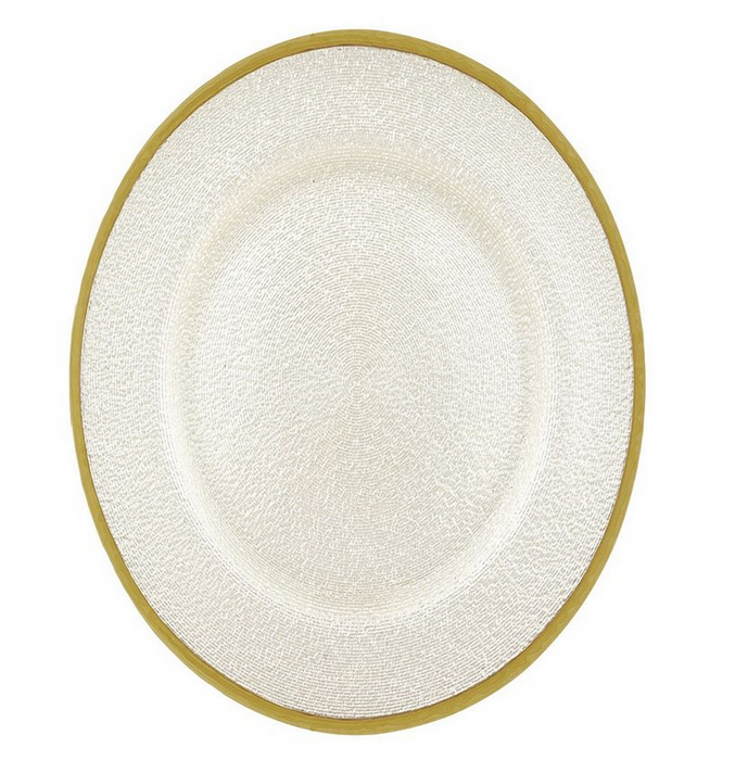 Badash 13' Gold rim charger