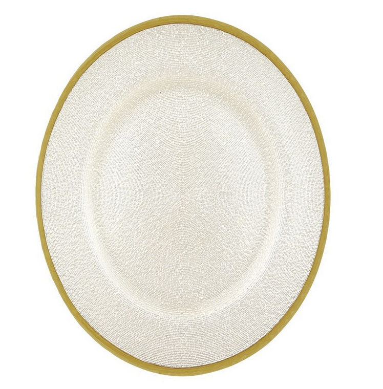 Badash 13' Gold rim charger