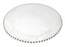 Badash Alabaster white beaded charger