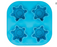 Tovolo Novelty Snowflake Ice Cube Mold Trays, Flexible Silicone, Dishwasher Safe