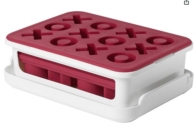 OXO Good Grips Covered Silicone Ice Cube Tray , Rose